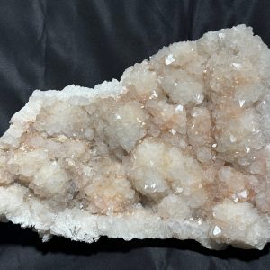 Cristal de Roche avec dos de pseudomorphose de Baryte